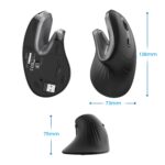 Rato Óptico Ewent EW3154 Ergonomic Vertical Wireless 3200DPI Preto - Image 2