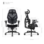 Cadeira de Escritório Ergonómica ThunderX3 Flex Pro Mesh Preta - Image 2