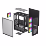 Caixa DeepCool MATREXX 55 V4 ATX Mesh Vidro Temperado Preto - Image 7