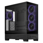 Caixa ATX Asus A31 Plus ARGB Vidro Temperado Preta - Image 3