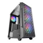 Caixa ATX Mars Gaming MC-GEO FRGB Preta Vidro Temperado