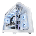 Caixa Micro-ATX Mars Gaming MC-FUSIONM Branca Vidro Temperado