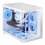 Caixa Micro-ATX Mars Gaming MC-FUSIONM Branca Vidro Temperado - Image 3
