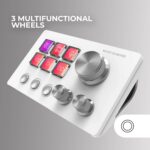 Control Deck Mars Gaming MSD-TWO Compacto Branco - Image 3