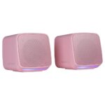 Colunas Mars Gaming MS-PRO RGB Stereo 2.0 10W Rosa - Image 2