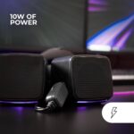 Colunas Mars Gaming MS-PRO RGB Stereo 2.0 10W Pretas - Image 5