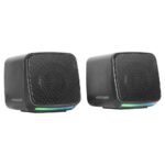 Colunas Mars Gaming MS-PRO RGB Stereo 2.0 10W Pretas - Image 2
