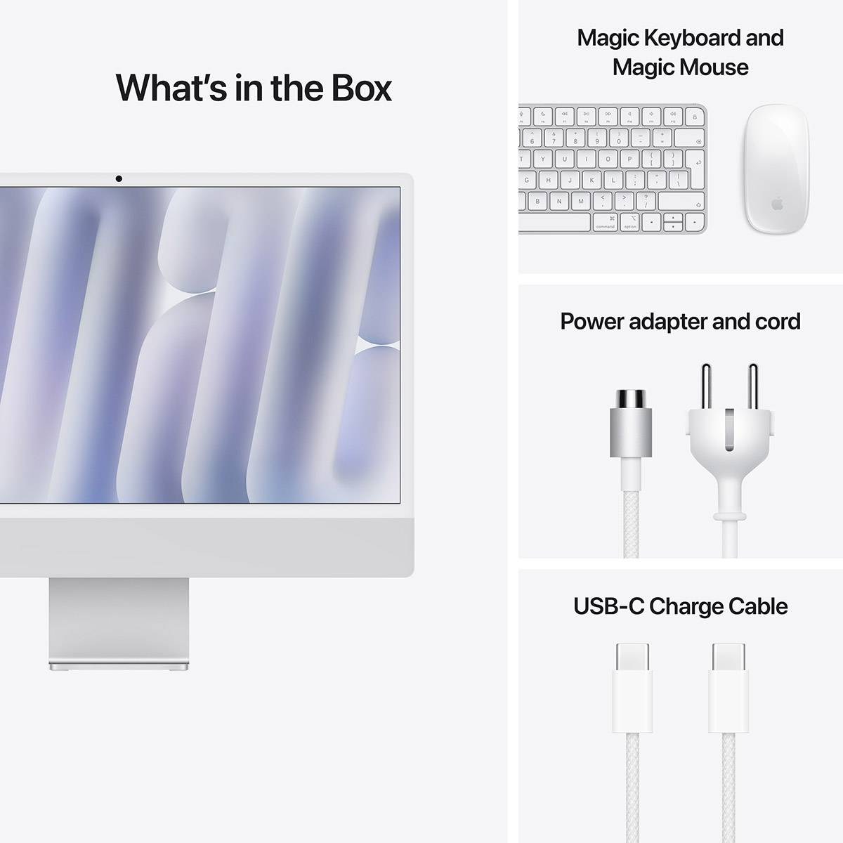 Apple iMac 24" M4 CPU 8‑core GPU 8-core 16GB 256GB Prateado - Image 6