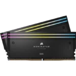 Memória Ram Corsair Kit 64GB (2 x 32GB) DDR5 6000MHz Dominator Titanium RGB Black CL30
