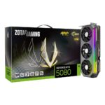 Placa Gráfica Zotac Gaming NVIDIA GeForce RTX 5080 "Blackwell" AMP Extreme Infinity Ultra 16G GDDR7 DLSS4