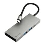 ADAPTADOR DE ALUMÍNIO 4 PARA 1 USB-C MULTI-PORTAS