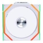 Ventoinha 120mm Lian Li Uni Fan SL120 Infinity Wireless RGB Reverse Blade 4 Pinos PWM Branca