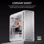 Caixa Extended-ATX Corsair 5000T Tempered Glass Branca - Image 6