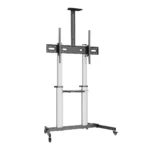 Suporte Móvel de Chão Ewent EW1592 60" - 100" Alumínio Cinza/Preto