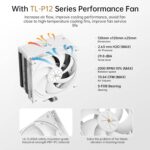 Air Cooler CPU Thermalright Assassin X 120 R Digital ARGB Branco - Image 7