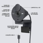 Webcam Logitech Brio 300 Full HD 1080p USB Type-C Grafite - Image 4