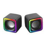 Colunas Mars Gaming MSCUBE 8W RMS Preta