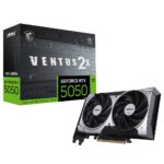 Placa Gráfica MSI NVIDIA GeForce RTX 5050 "Blackwell" Ventus 2X OC 8G GDDR6 DLSS4