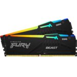 Memória RAM DIMM Kingston Fury Beast RGB 64GB (2x32GB) DDR5 5600MHz CL36