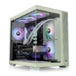 Caixa ATX Thermaltake View 380 TG ARGB Matcha Green Midi Tower Verde S/fonte
