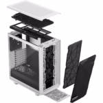 Caixa ATX Fractal Design Meshify 2 Compact White TG Clear Tint - Image 6