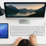 Teclado Offy Pixie Wireless RF 2.4GHz + Bluetooth 5.1 Multi-Device PT Branco - Image 6