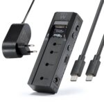 Dock Station Ewent EW7065 USB 3.2 Gen2 Dual Bay SSD/NVMe Clone/Convesor para 2.5"/3.5" SATA