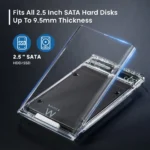 Caixa Externa 2.5" Ewent EW7064 USB 3.2 Gen1 (USB 3.0) HDD/SSD Transparente Screwless - Image 7