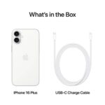 Smartphone Apple iPhone 16 Plus 6.7" 128GB Branco - Image 2