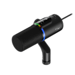 Microfone dinâmico HyperX FlipCast USB/XLR Preto