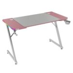 Secretária Gaming Mars Gaming MGD-X120RGB (120x60cm) ARGB Rosa