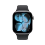 Apple Watch Series 11 GPS 46mm Alumínio Cinzento Sideral c/ Bracelete Desportiva Preta - M/L