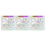 Ventoinha 120mm Mars Gaming MF-LINKFINITYKIT2RW ARGB PWM Branca (Pack3) - Image 4