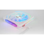 Ventoinha 120mm Mars Gaming MF-LINKFINITYKIT2RW ARGB PWM Branca (Pack3) - Image 2
