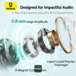 Earbuds Baseus Bowie MC1 Open-Ear Ear Clip Wireless Pretos - Image 2