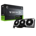 Placa Gráfica MSI NVIDIA GeForce RTX 5070 Ti "Blackwell" Ventus 3X OC 16G GDDR7 DLSS4
