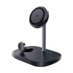 Carregador Wireless Baseus EnerFill FS41 3-in-1 Magnetic Qi2 Charger 22.5W Preto