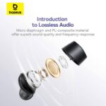 Earbuds Baseus Bowie E18 True Wireless Stellar White - Image 3