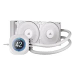 Water Cooler CPU Corsair Nautilus 240 RS LCD 240mm Branco