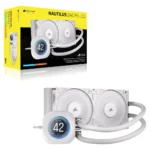 Water Cooler CPU Corsair Nautilus 240 RS LCD 240mm Branco - Image 2