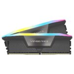 Memória RAM UDIMM Corsair Vengeance RGB 32GB (2x16GB) DDR5 6000MHz CL36 Cinzenta