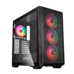 Caixa ATX Abysm Danube kamp bx300 pc preta