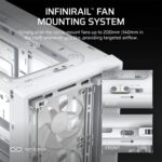 Caixa Extended-ATX Corsair Modular Frame 4000D RS Tempered Glass Branca - Image 3