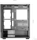 Caixa ATX Mars Gaming MC-LCDPRO LCD IPS 7.2" Tempered Glass Branca - Image 3