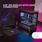 Caixa ATX Mars Gaming MC-LCDX ARGB LCD IPS 9.16" Tempered Glass Preta - Image 6