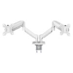 Suporte Mesa Articulado p/ 2 Ecrãs 17"/35" Mars Gaming MARM-PRO2 Branco