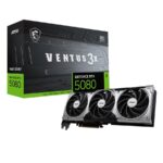 Placa Gráfica MSI NVIDIA GeForce RTX 5080 "Blackwell" Ventus 3X OC 16G GDDR7 DLSS4