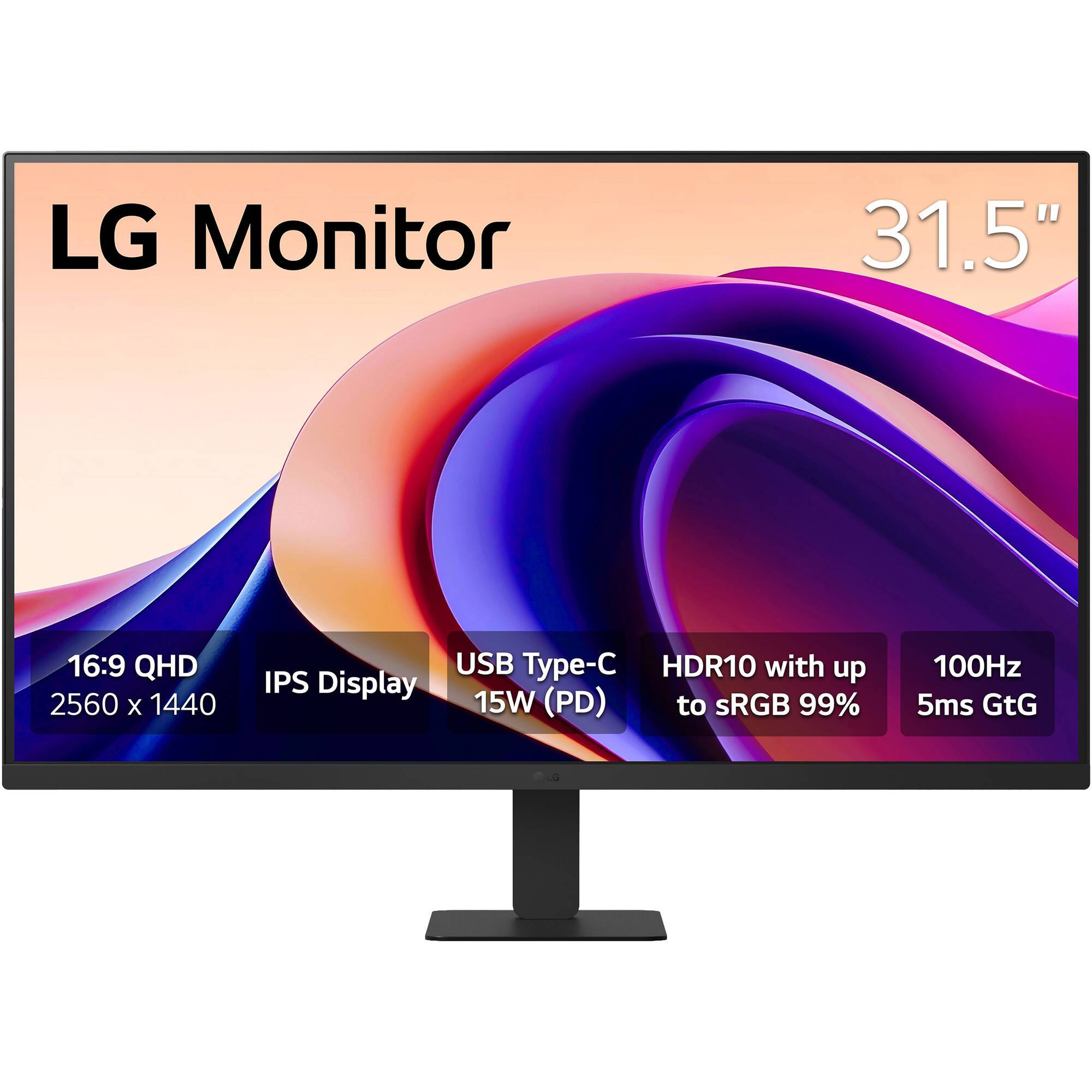 32U631A-B.AEUQ Monitor LG 32" 32U631A-B IPS QHD 16:9 100Hz (5ms) - Image 1