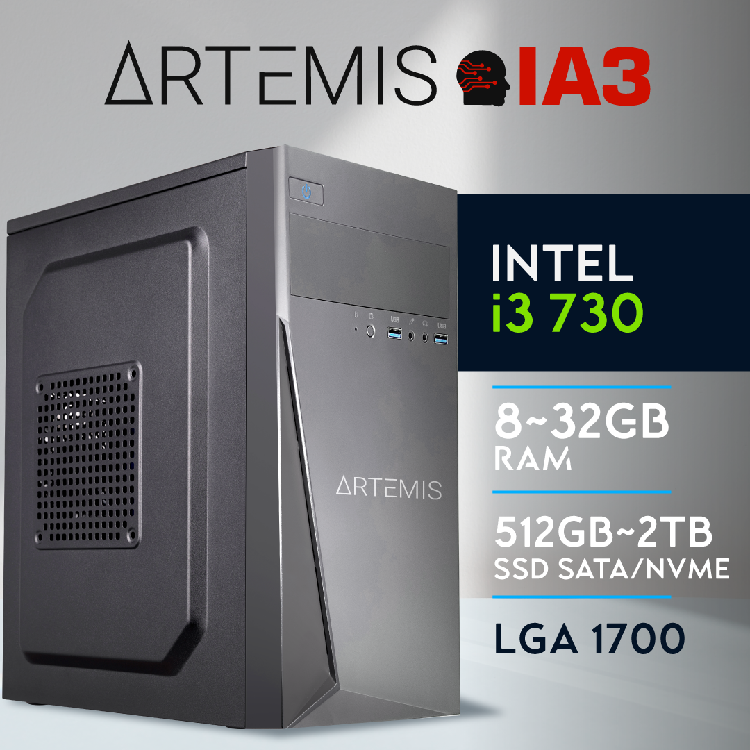 artemis-ia-i3730 PC Gaming ARTEMIS-IA-I3730 - I3 14100F | GT730 4GB | 16GB | SSD 512 - Image 1