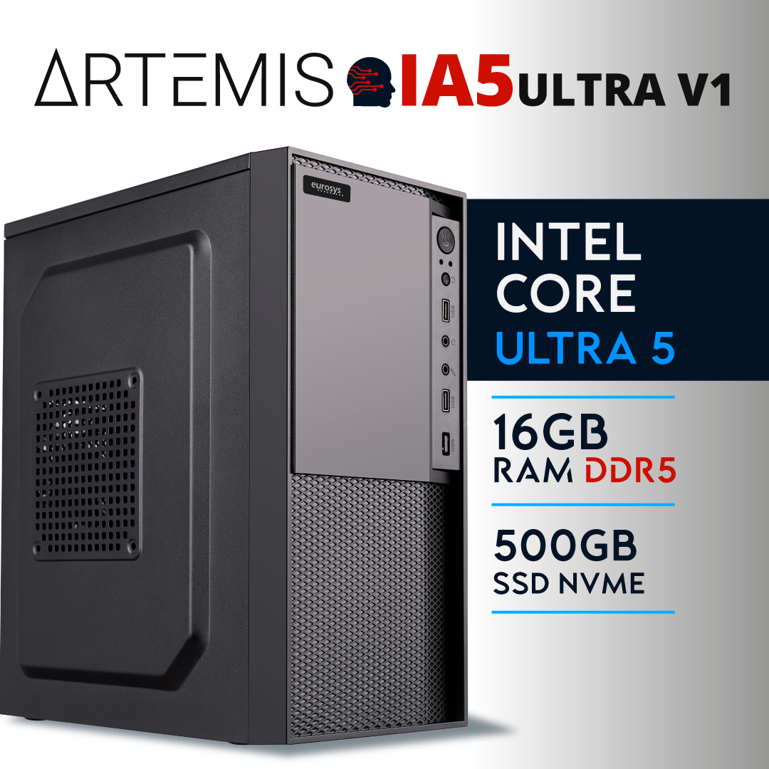 artemis-ia5-ultra-v1 PC Gaming ARTEMIS-IA5-ULTRA-V1 - U5 225 | Intel Graphics | 16GB | M.2 512 - Image 1